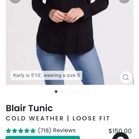 Woolx Women's Blair 100% Merino Tunic (M) - Picture 4 of 4